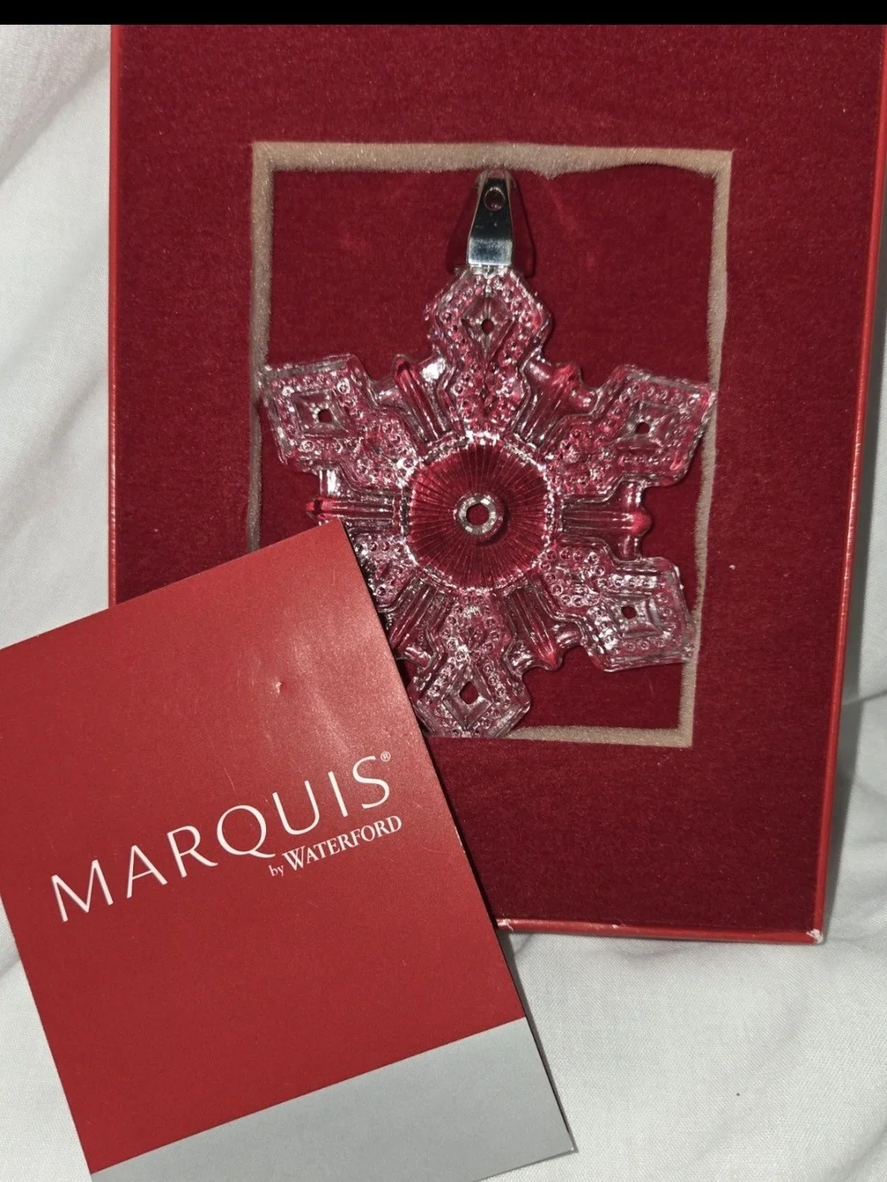 Waterford Crystal Snowflake Ornament 2010 Collectable. Waterford